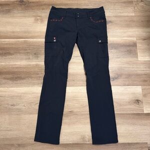 Alp N Rock Alpine Moto Cargo Pants Women’s Size 4 SoftShell Lined 31” Inseam